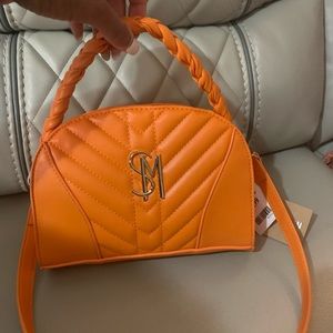 Steve Madden orange crossbody bag